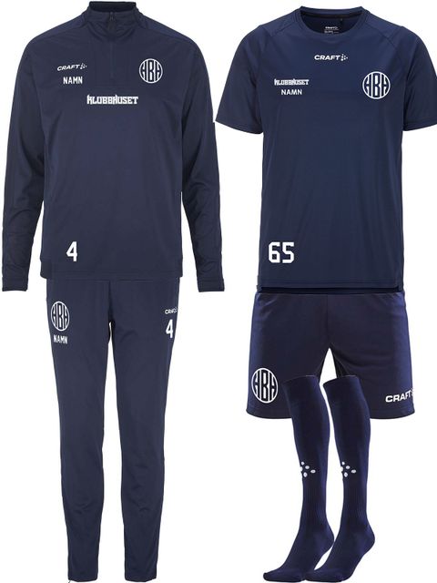 CRAFT SPELARPAKET (EVOLVE 2.0 HZ + Squad Shorts) (HBH)